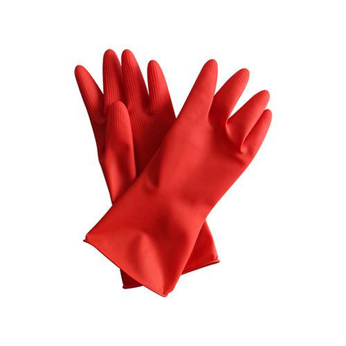 工业用橡胶清洁手套 大码红色 RG 7090L/R
