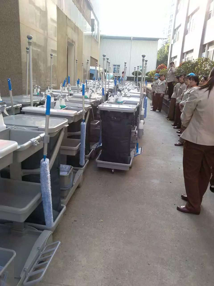 施达CT喷洒平拖中央清洗系统进驻广西南宁医院