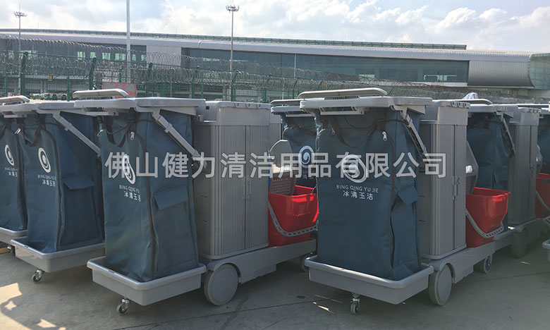 广州白云国际机场新一批清洁设备全部到位